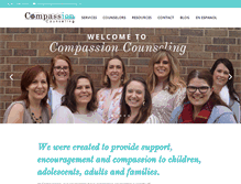 Tablet Screenshot of compassioncounseling.us